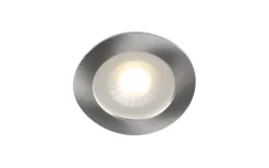 1202 12V Möbelspotlight 2700K 4,7W Borstad Stål IP44