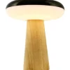 2 Ways Bordslampa 25cm LED 3000K 3W Svart/Trä