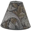 Acanthus Velvet Toppringsskärm Ø22cm Flint William Morris