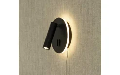 Ace Vägglampa LED 6+3W 3000K Svart