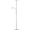 Ackbar Golvlampa LED uplight borstad stål