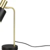Adam Skrivbordslampa E14 mattsvart/mattmässing