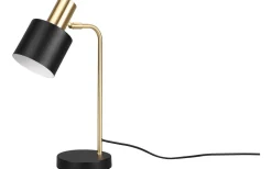 Adam Skrivbordslampa E14 mattsvart/mattmässing