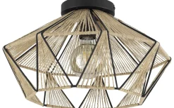 Adwickle Plafond 44,5cm Jute/Svart