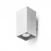 Agate II Vägglampa Borstad Aluminium GU10