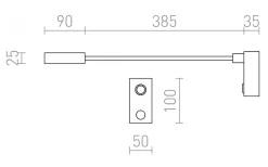 Aim Vägglampa / Läslampa LED