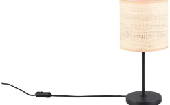 Aimee Bordslampa E27 naturfärg/bast