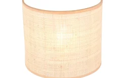 Aimee Vägglampa E27 naturfärg/bast