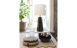 Aira Lampfot 44cm Oljad Mässing