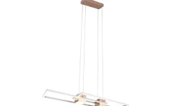 Albany Taklampa LED kaffebrun