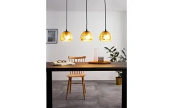Albaraccin Taklampa 78cm Svart/Guld