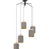 Albariza Taklampa 70cm Cappuccino/Guld