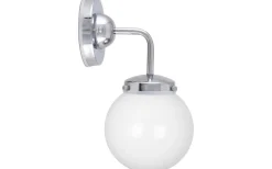 Alley Vägglampa Krom/Vit IP44
