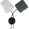 Almeida Vägglampa Svart