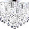 Almonte Kristallplafond 35cm G9 LED 3000K 4x3W Krom IP44