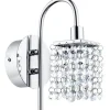 Almonte Vägglampa Kristall G9 LED 3000K 3W Krom IP44