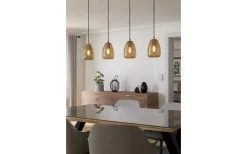 Alobrase Taklampa 108cm Borstad Mässing