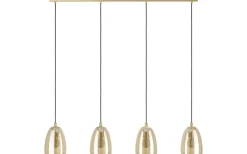 Alobrase Taklampa 108cm Borstad Mässing