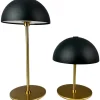 Along Uppladdningsbar Bordslampa 12/20cm 2 styck Svart/Mässing