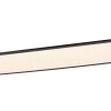 Alpha Plafond LED 119x29cm mattsvart