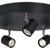 Alpha Spotlight 5L 40cm Svart/Krom