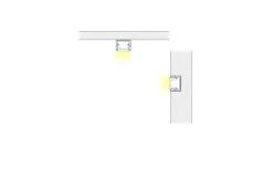Aluminiumprofil till 12V LEDlist, utvändig