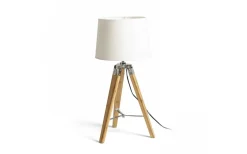 Alvis Lampfot 60cm Bambu/Krom