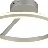 Amador Plafond LED i borstat stål