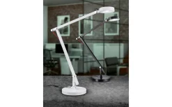 Amsterdam Skrivbordslampa LED med klämma vit