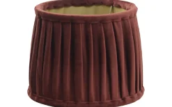 Anastacia Plisserad Lampskärm Ø24cm Mörkrost