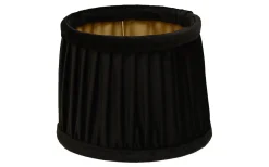 Anastacia Plisserad Lampskärm Ø17cm Svart