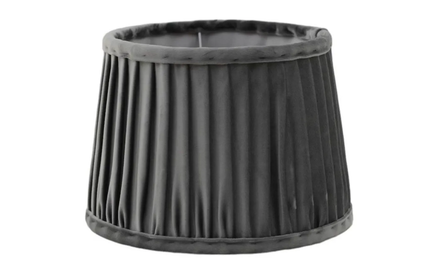 Anastacia Plisserad Lampskärm Ø17cm Grå