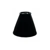 Anastacia Plisserad Toppringskärm Ø22cm Svart