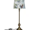 Andrea Bordslampa 53cm Antikmässing/Blå