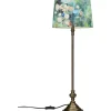 Andrea Bordslampa 71cm Antikmässing/Grön