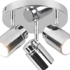 Angelo H2O Spotlight 3-delad GU10 krom IP44