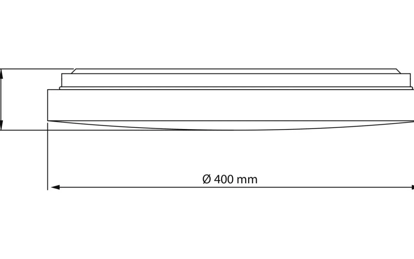 Anillo Plafond 40cm LED 18W 3000K Vit