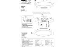 Anillo Plafond 40cm LED 18W 3000K Vit