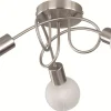Antibes Spotlight 3-delad 45cm 3xE14 borstad stål