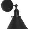 Anton Vägglampa Dimbar Svart