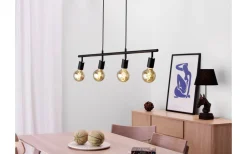Arc Taklampa 88cm 4L Svart
