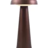 Arcello Uppladdningsbar Bordslampa 25cm Bränd Mässing IP54
