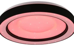 Arco Plafond LED 49cm mattsvart stjärnljus RGBW
