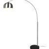 Argentina Golvlampa E27 borstat stål