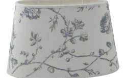 Aria Oval Lampskärm 25cm Blå Laura Ashley