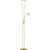 Arizona Golvlampa LED uplight mässing