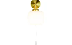 Arp Vägglampa Opal/Mässing