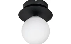 Art Deco Badrumslampa Svart/Vit IP44