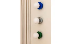 Art Deco Vägglampa/Plafond Grön/Vit IP44