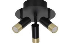 Artemis Takspotlight 23cm Svart/guld
